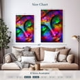 thumbnail image 4 of Elephant Stock Colorful Lord Buddha Head Wall Art - Vertical Canvas Wall Art - Living Room Wall Decor - People Canvas - Purple And Blue Decor - 24" x 36", 4 of 8