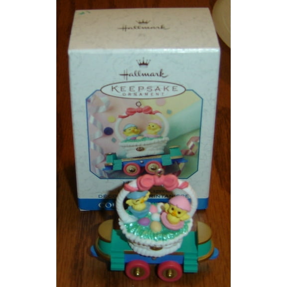 Flatbed Car Cottontail Express Hallmark Keepsake Ornament 1998 New QEO8387