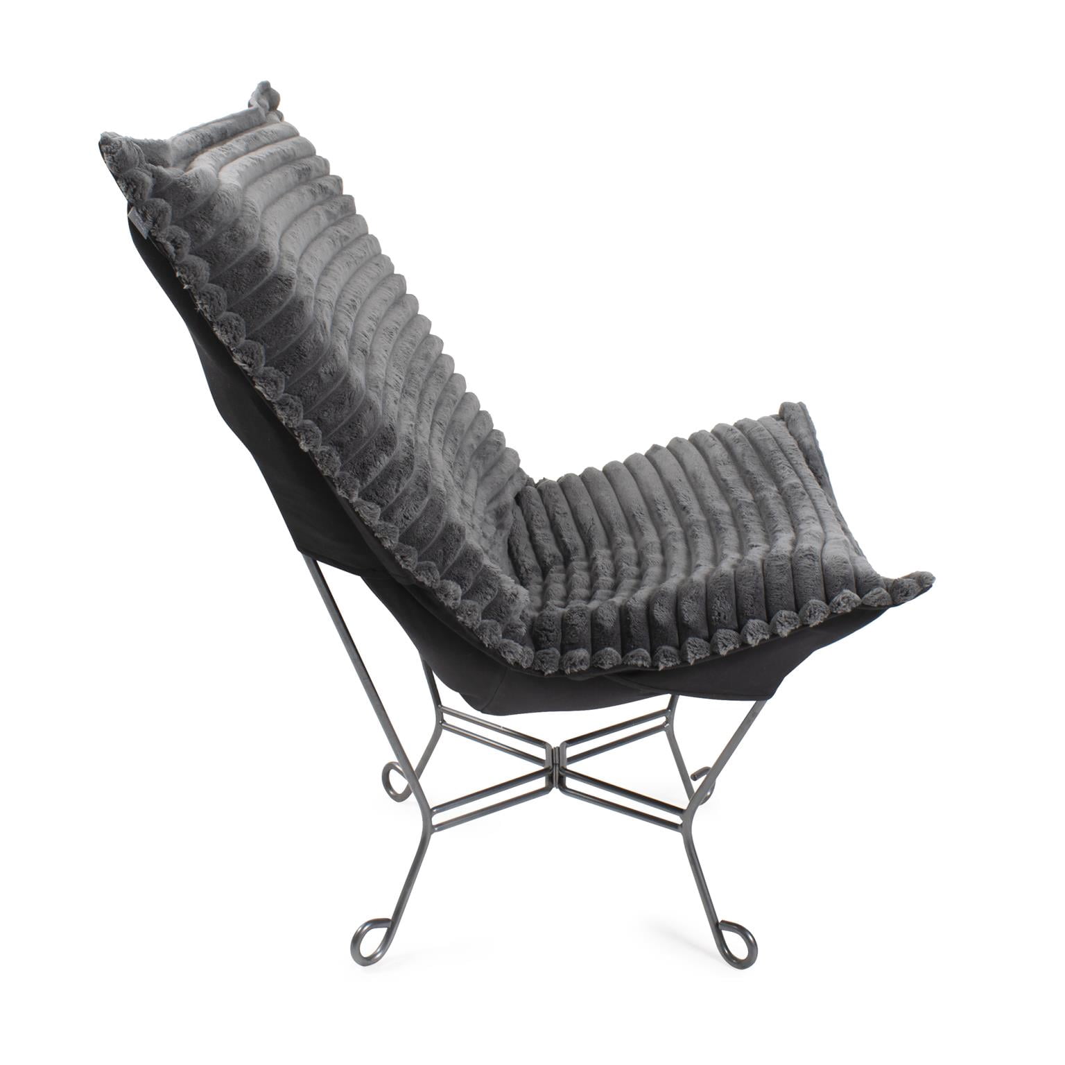 Puff Chair Shar Pei Charcoal/Black