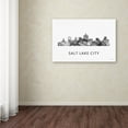 thumbnail image 3 of Trademark Fine Art 'Salt Lake City Utah Skyline WB-BW' Canvas Art by Marlene Watson, 3 of 3