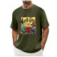 thumbnail image 4 of Casual Summer Tops Carnaval Impreso de Manga Corta Cuello Redondo, Poliéster Ligero para la Fiesta de Verano de Primavera, 4 of 9