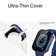thumbnail image 7 of Njjex Apple Watch Series 7 / 8 Case, Apple Watch 7 / 8 Screen Protector 41mm 45mm Tempered Glass Water-Resistant Hard PC Protective Case for Apple Watch Series 7/8 (45mm, Blue), 7 of 7