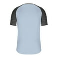 thumbnail image 5 of Deals SSAAVKUY Men's Muscle T-Shirt Pleated Raglan Sleeve Bodybuilding Gym Tee Short Sleeve Fashion Workout Shirts Hipster Shirt Gray XXL, 5 of 6
