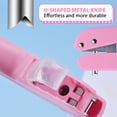 thumbnail image 4 of Single Hole Punch, with Loose Leaf Binder Rings, Hole Punches, Paper Hole Puncher, Sheet Capacity, for Paper Cards Plastic Cardboard, Lightweight, Pink, 4 of 4