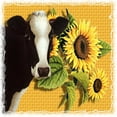 thumbnail image 3 of CafePress - Cow Sunflower T Shirt - Men's White Classic Cotton T-Shirts, 3 of 4