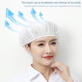 thumbnail image 3 of Tnobhg Reusable Bakery Hat Mesh Chef Cap Soft Breathable Friendly to Skin Washable Cooking Cap Protective Headwear, 3 of 7