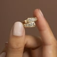 thumbnail image 4 of Amberta Real Italian 14ct Gold Diamond Wrap Ring for Women | Solid 14ct Gold Ring for Women Non Tarnish Spiral Gift for Her: 8.5, 4 of 6