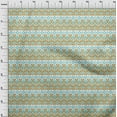 thumbnail image 3 of oneOone Tissu Polyester Lycra Tissu Imprimé Ikat à Tourbillon 1 Yard 56 Pouces de Large, 3 of 4