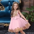 thumbnail image 2 of Godom Little Girls Dress Sleeveless Summer Dress Bowknot Strap Sundress Tween Kid Off Shoulder Dresses, 2 of 5