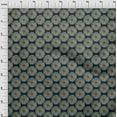 thumbnail image 4 of oneOone Velvet Turquoise Blue Fabric Asian Mandala Craft Projects Decor Fabric Printed By The Yard 58 Inch Wide, 4 of 4
