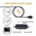 thumbnail image 3 of Injueey Anillo de luz para Selfie, soporte para teléfono móvil, tipo Clip, transmisión en vivo, luz de relleno Teléfono y Comunicación Negro, 3 of 6