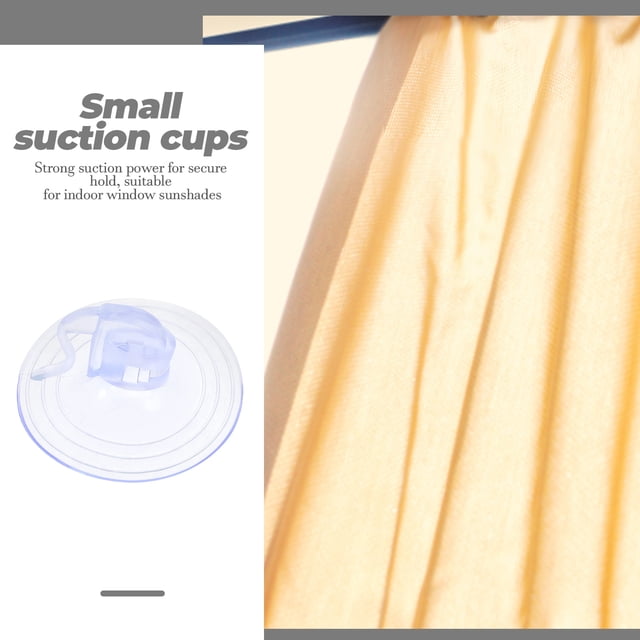 unbranded 100Ud Ventosa Plástica Transparente Con Gancho Para Parasol De Y Uso En