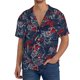 thumbnail image 1 of Fotbe Cool Red Off-Road Vehicle Camisa Estampada de Manga Corta para Hombre, Casual de Verano, Estilo Playero, Sin Arrugas-Medium, 1 of 5
