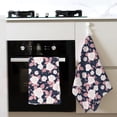 thumbnail image 4 of Sikiie Leaves Flower Waffle Weave Kitchen Dish Cloth,Super Absorbent Kitchen Dish Towels 16*26 Inches for Dish Rags Washing Dishes, Drying Dishes, 4 of 7