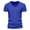 Blue, variant on Men's Comfortable Stretch V-Neck T-Shirt Soft Breathable Casual Tee for Everyday Wear Loose Fit Summer Top