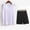 Silver-G, variant on FRSASU Men's 2PC Undershirts Tank Shorts Set Ice Silk Traceless Thin Breathable Color V-Neck Sleeveless Tops Shorts Set White-G