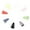 R, variant on erfcxs Replacement Tip 5-Pack Nib Replacement Nib Cover Compatible For Apple Pencil 1/2