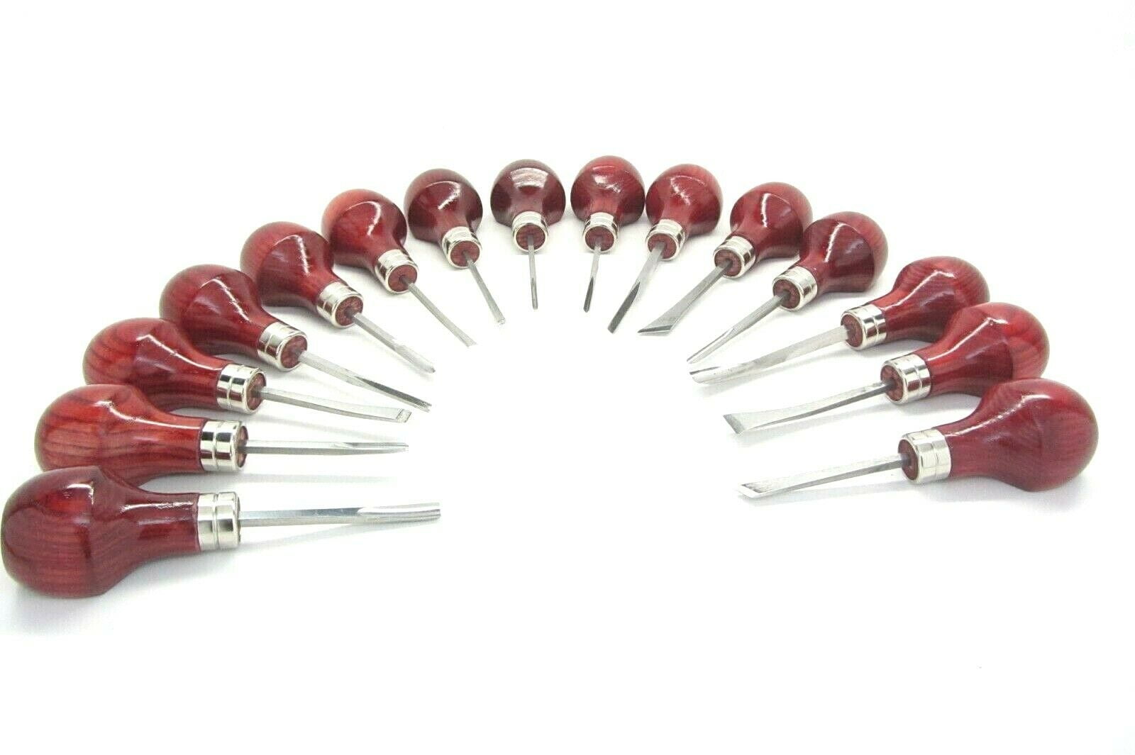 18 Basic and Mini Wood Carving Tools Palm Handles Ramelson USA (107