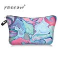 thumbnail image 2 of FUDEAM-Bolsa de cosméticos con estampado Tie-Dye de poliéster para mujer, bolsa de almacenamiento de artículos de tocador, organizador de maquillaje impermeable, bolsa de pluma de cejas femenina LIUWENJING unisex, 2 of 2
