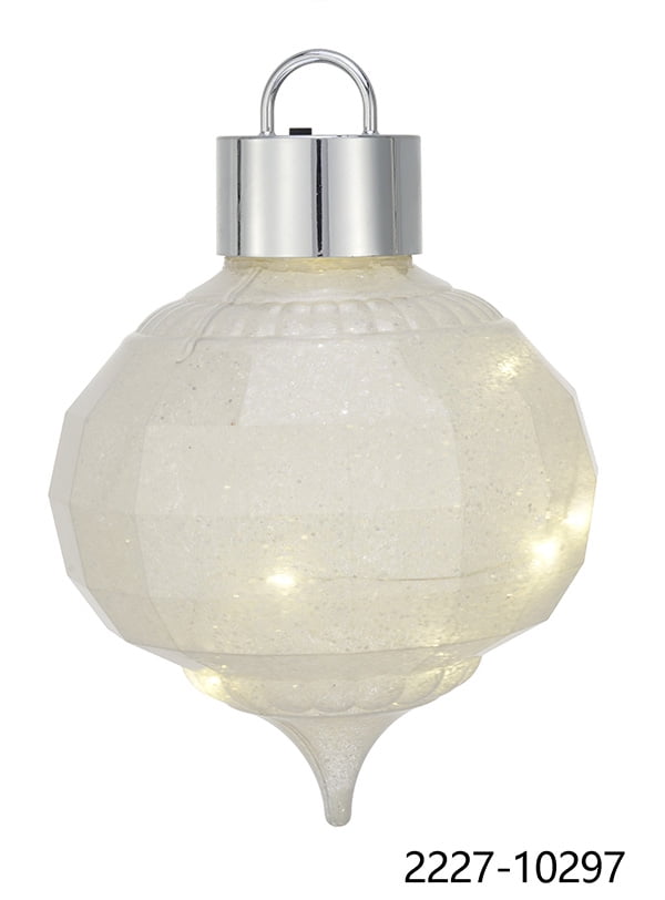 Holiday Time 200mm White Jumbo Ornament