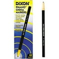 thumbnail image 2 of Dixon Phano Non-toxic China Marker - Black Lead - Black Barrel (00077), 2 of 2
