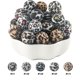 thumbnail image 3 of 10/20 piezas/lote de nuevas cuentas de silicona impresas de 15 mm, cuentas redondas de leopardo para hacer joyas, collares, pulseras, accesorios de joyería, 3 of 5