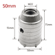 thumbnail image 4 of Kit De Brocas De 35-110mm P/pared De Cemento/concreto 8 Pzs Plata, 4 of 5