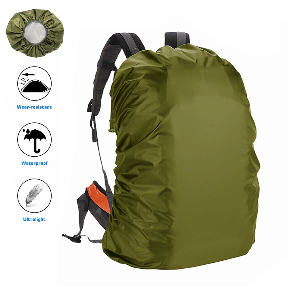 Cycling Traveling Outdoor Activities Rainproof Protector Pack Covers For Camping Climbing Hiking Waterproof Backpack Rain Cover Ultralight Water Resistant Stored Bag Suitable for 30-40L Backpack 