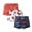 Red, variant on Boys Underwear Multipack Cute Print Shorts Briefs Trunks for Kids Comfortable and Soft Innerwear 3PCS