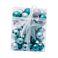 thumbnail image 3 of Adornos navideños con forma de estrella en la copa del árbol, bolas colgantes decorativas para Navidad Verde, 3 of 6