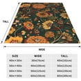 thumbnail image 2 of Floral Blanket Vintage Paisley Style Colorful Flowers Print Gifts for Women Kids Girls Mom Bedroom Living Room Birthday Mother''s Day Decor Soft Cozy Plush Throw Blanket 80"x60" Garden Flowers Leaves, 2 of 6