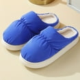 thumbnail image 4 of Vedolay House Slippers Fashion Cartoon Shoes Warmth for Indoor Outdoor Blue,41, 4 of 5