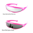 thumbnail image 3 of Gafas de sol personalizadas en forma de pez para hombre, gafas espaciales con láser robot, gafas de sol unisex para parabrisas, 3 of 5