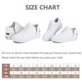 thumbnail image 2 of JENN ARDOR Women Wedge Sneakers Hidden Platform Canvas Shoes Fashion Zipper Flats Comfort Walking Tennis Shoes Lightweight, 2 of 8