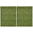 thumbnail image 2 of Natural Greenery Kitchen Curtains Tier Set 27x24 Inch 2 Panels Semi Sheer Light Filtering Privacy UV Protection, 2 of 8