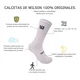thumbnail image 3 of Calceta Wilson 20 Pares Hombre Media Felpa C/blanco B2191, 3 of 7