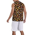 thumbnail image 2 of Sikiie Burger Fries Basketball Jersey Reversible Men's Mesh Athletic Sports Shirts Training Practice S-4XLSmall, 2 of 6