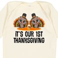 thumbnail image 4 of Inktastic Twins First Thanksgiving Turkey Boys or Girls Long Sleeve Baby Bodysuit, 4 of 5