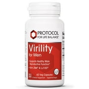 Protocol Virility for Men - Reproductive and Immunity - with ZMA and LJ100 - 60 Veg Caps