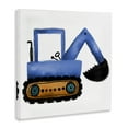 thumbnail image 4 of Stupell Industries Blue Simple Bulldozer Transportation Painting Wrapped Canvas Art Print Wall Art, 24 x 24, 4 of 8
