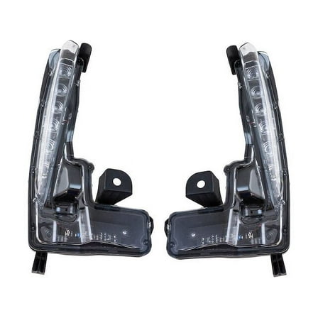 Daytime Running Light Set 2 Piece - Compatible with 2017 - 2019 Toyota Corolla 2018