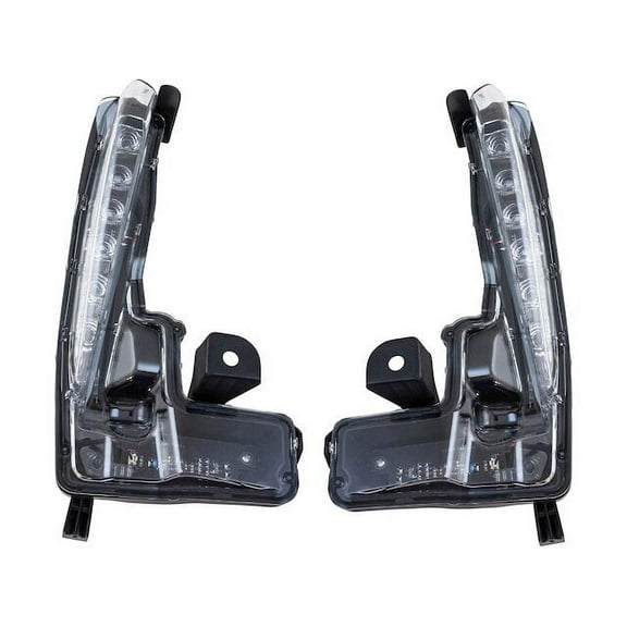 Daytime Running Light Set 2 Piece - Compatible with 2017 - 2019 Toyota Corolla 2018