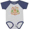 thumbnail image 3 of Inktastic My 1st Thanksgiving Pumpkin Vegetables in Orange and Green Boys or Girls Baby Bodysuit, 3 of 5