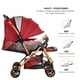 thumbnail image 5 of Carriola Bebe Plegable De Paseo Infantil Compacta Reclinable, 5 of 8