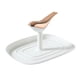 thumbnail image 5 of Cateissary Estante para tapa de olla, soporte de cocina, organizador, mostrador, soporte de organización, blanco Blanco 2piezas Cateissary CBP277880, 5 of 5
