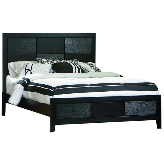 Bowery Hill Queen Panel Bed In Black