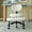 White+Velvet, variant on Grey Ergonomic Cross Legged Swivel Office Chair with Back Support and Rolling Base,Multi-Position Meditation Desk Chair for Adults,ADHD Fidget Seating,Comfortable,Versatile,Space-Saving Home Office