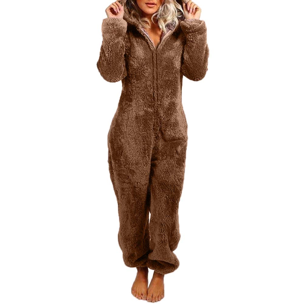 Fleece plush jumpsuit pyjamas Outlet