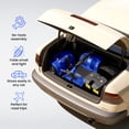 thumbnail image 6 of Arshin 4 Wheels Mobility Scooter with USB Port for Seniors,Electric Folding Wheelchair Device for Travel,Blue, 6 of 16