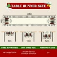 thumbnail image 3 of Christmas Table Runner,48 Inches Buffalo Plaid Red Pine Trees Merry Christmas Table Runner,Navidad decoración Clearance,Winter Xmas Holiday Tables Decoration de Navidad for Indoor Home Decor, 3 of 8